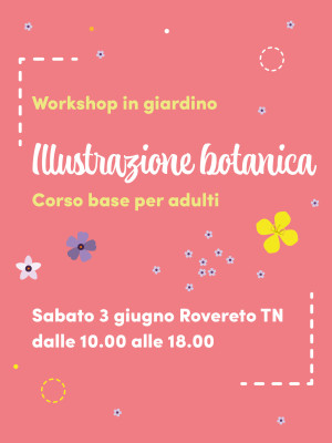 Copertina evento  Workshop di illustrazione botanica 2023