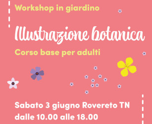 Copertina evento  Workshop di illustrazione botanica 2023