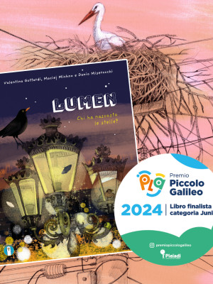 Copertina evento  "Lumen. Chi ha nascosto le stelle" finalista al Premio Piccolo Galileo