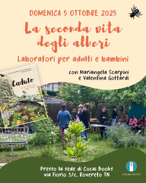 Copertina evento  5 ottobre 2025: "La seconda vita degli alberi" - Laboratori per adulti e bambini
