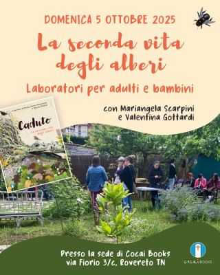 Copertina evento  5 ottobre 2025: "La seconda vita degli alberi" - Laboratori per adulti e bambini