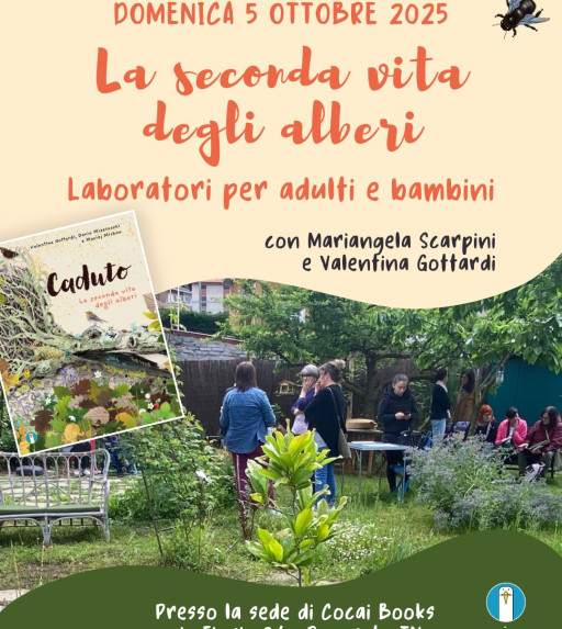 5 ottobre 2025: "La seconda vita degli alberi" - Laboratori per adulti e bambini
