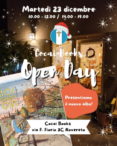 Copertina evento  Cocai Books Open Day