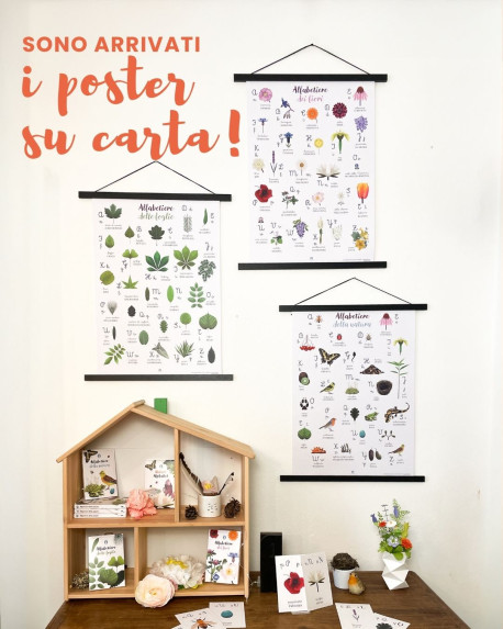 Sono arrivati i poster su carta dei nostri alfabetieri!